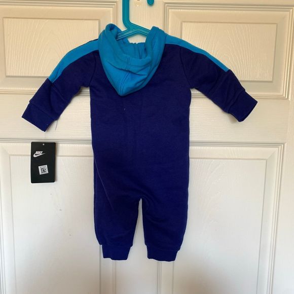 Nike Baby Boys Rise Hooded Romper - Picture 2 of 5